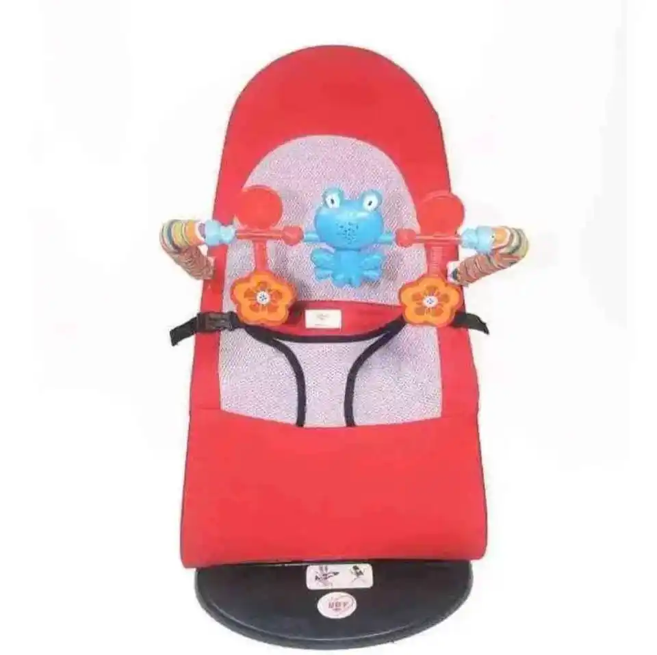 Baby bouncer with toy