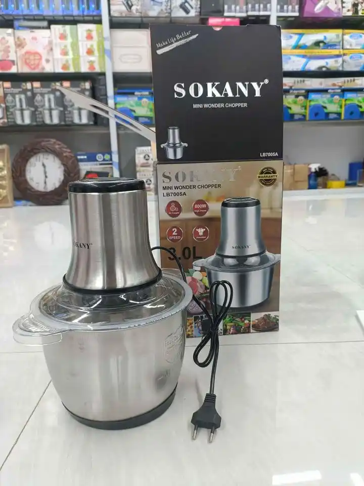Sokany 800watt meat Grinder and blender (model-7005A)3.Lt