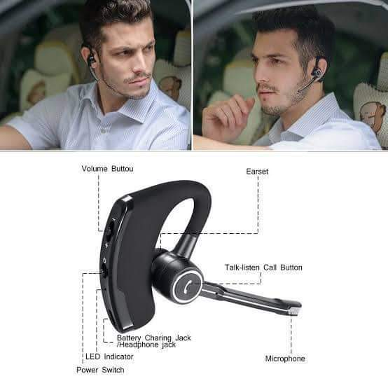 New Year Business Bluetooth Earphone Sport Wireless Bluetooth Headset Car Driver Handsfree Earphone with Microphone Audifon