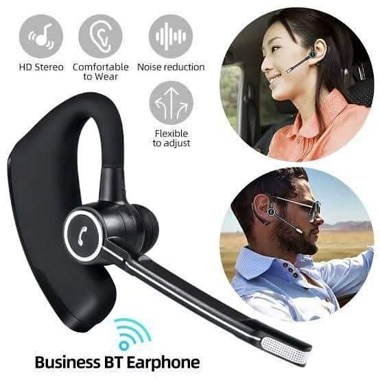 New Year Business Bluetooth Earphone Sport Wireless Bluetooth Headset Car Driver Handsfree Earphone with Microphone Audifon