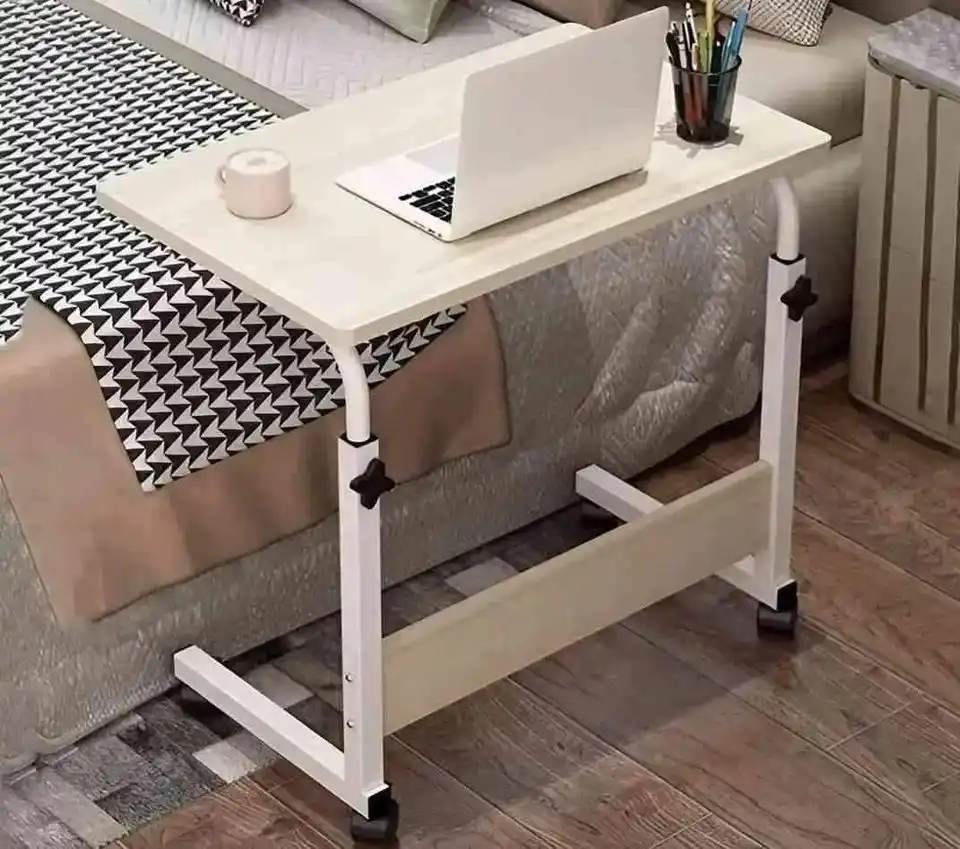 Adjustable and moveable table