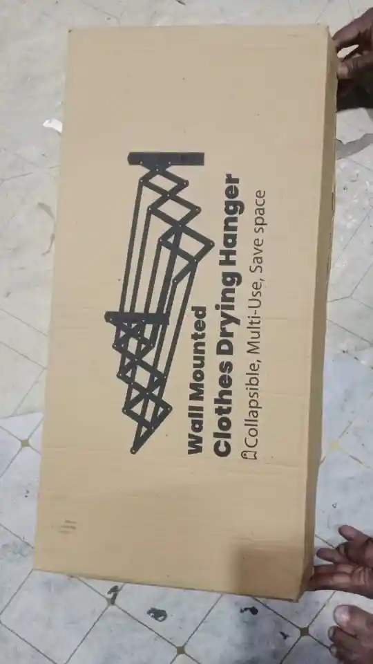 Wall mounted clothes drying Hanger