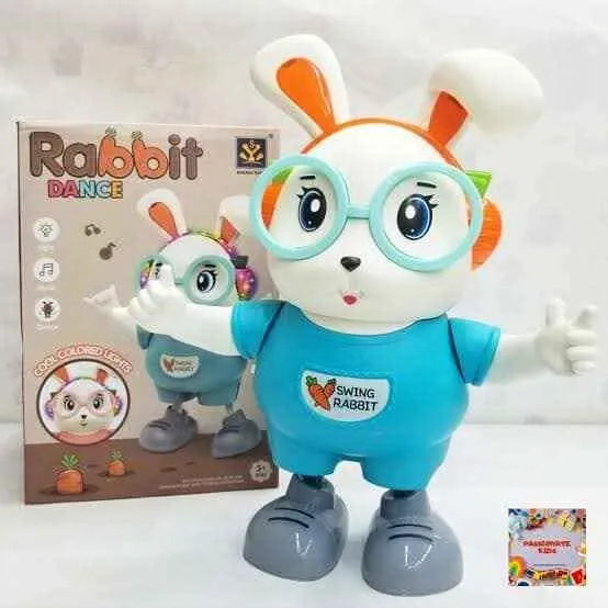 Dancer Rabbit Bunny Swing Dance Toy For Kids