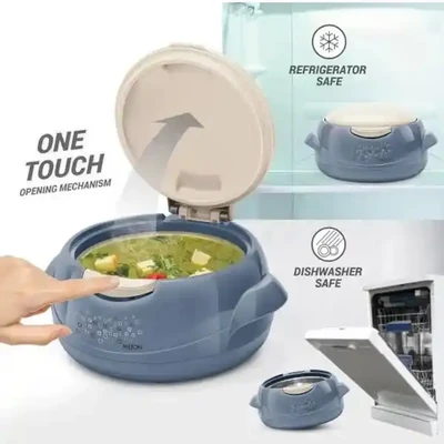 Milton Microwow One Touch Insulated Inner Stainless Steel Casserole